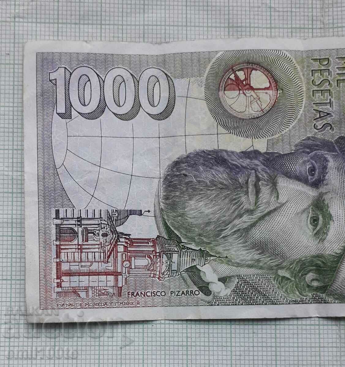 1000 pesetas 1992 Spain - 7 1000 pesetas 1992 Spain - 7