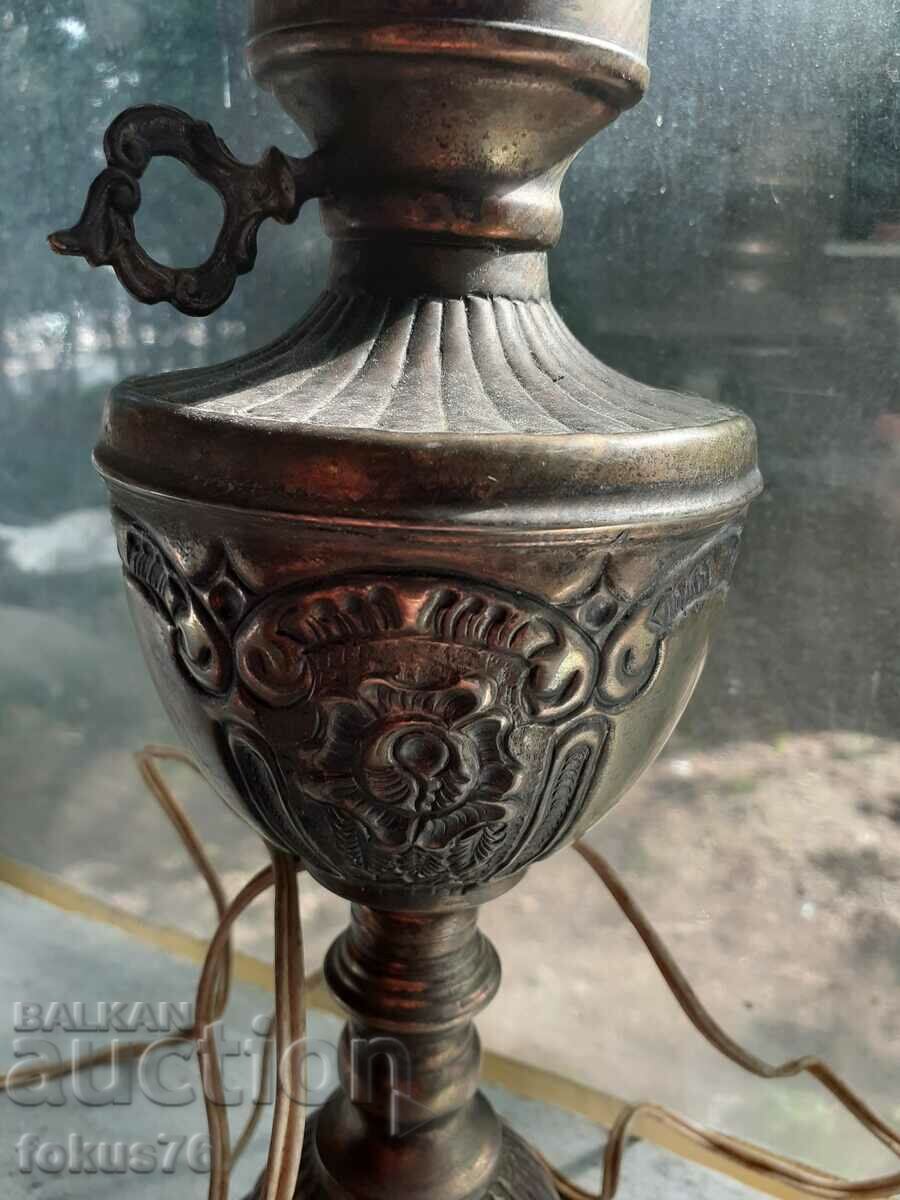 Old brass table night lamp with price 149.00 BGN | € 76.18