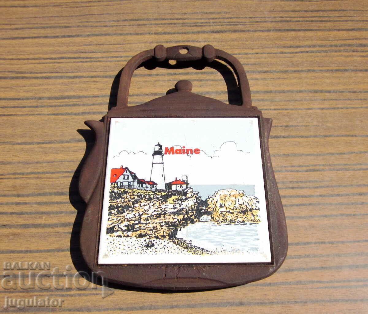 antique stand mat stand teapot cast iron with porcelain with price 30.00 BGN | € 15.34 antique stand mat stand teapot cast iron with porcelain with price 30.00 BGN | € 15.34