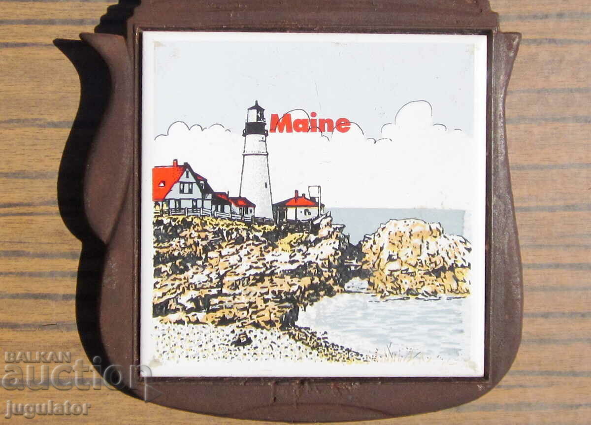 Delivery of antique stand mat stand teapot cast iron with porcelain Delivery of antique stand mat stand teapot cast iron with porcelain