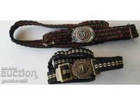 Old men's German belts, buckle, coat of arms