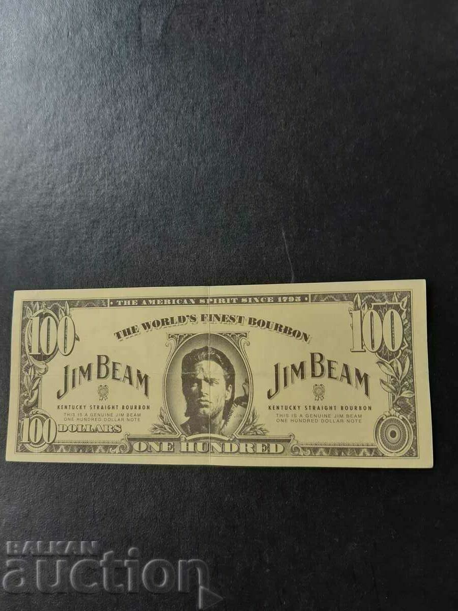 100 DOLLARS/JIM BEAM