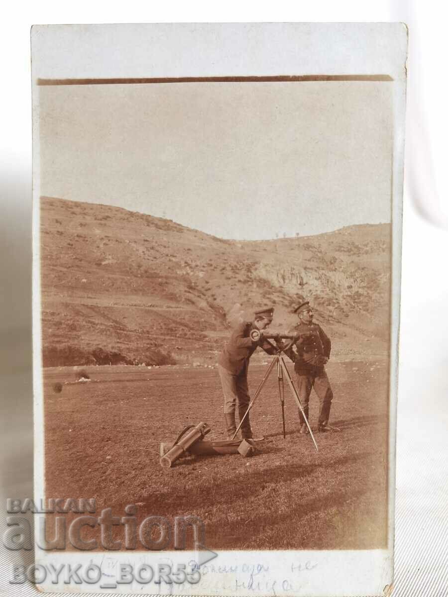 Παλαιά Στρατιωτική Φωτογραφία Η κοιλάδα του χωριού Gradeshnitsa 1918
