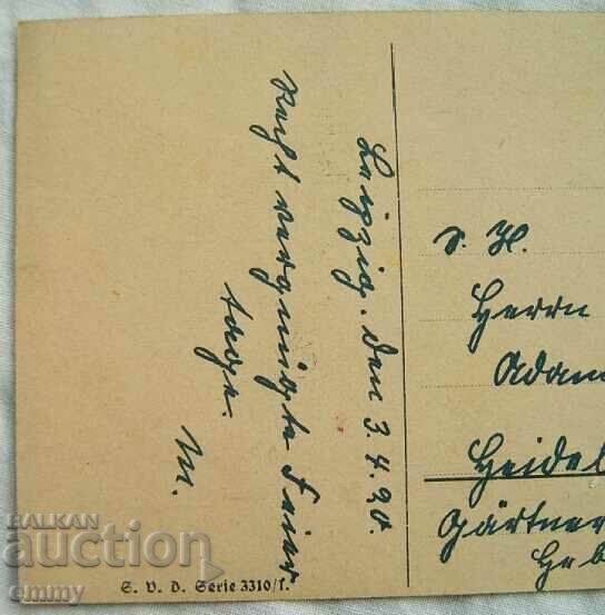 Auction Postcard postcard 1920 - Easter, Leipzig, Germany Auction Postcard postcard 1920 - Easter, Leipzig, Germany