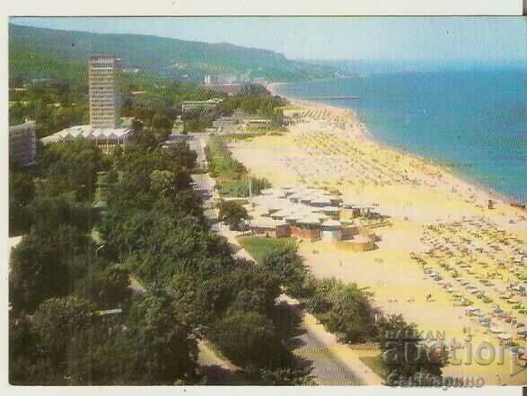 Card Bulgaria Varna Golden Sands General view 7*