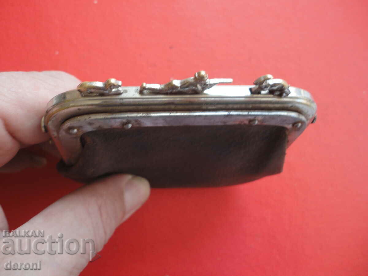 Unique Hunting Leather Purse Purse DRGM 3 Reich - 7 Unique Hunting Leather Purse Purse DRGM 3 Reich - 7