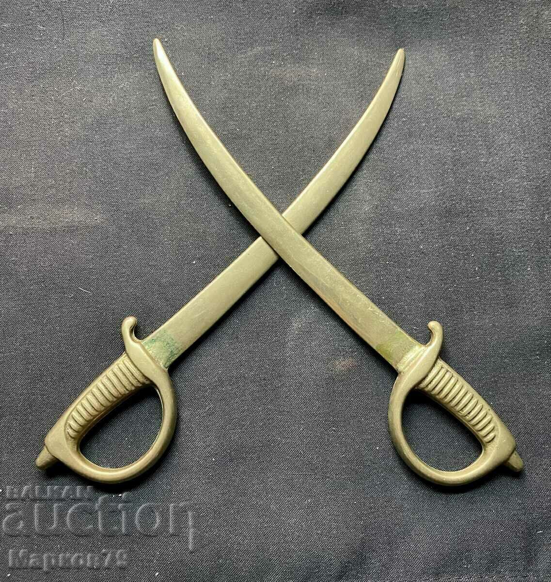 Two bronze letter knives