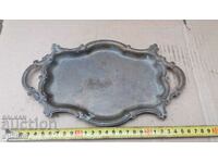 AN OLD ARISTOCRATIC BRONZE TRAY