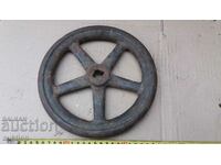 SOLID RAIL WHEEL - FROM AN OLD MACHINE