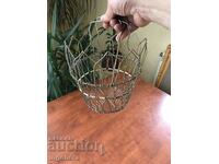 METAL BASKET RETRO FOLDABLE AND IN DIFFERENT SHAPES