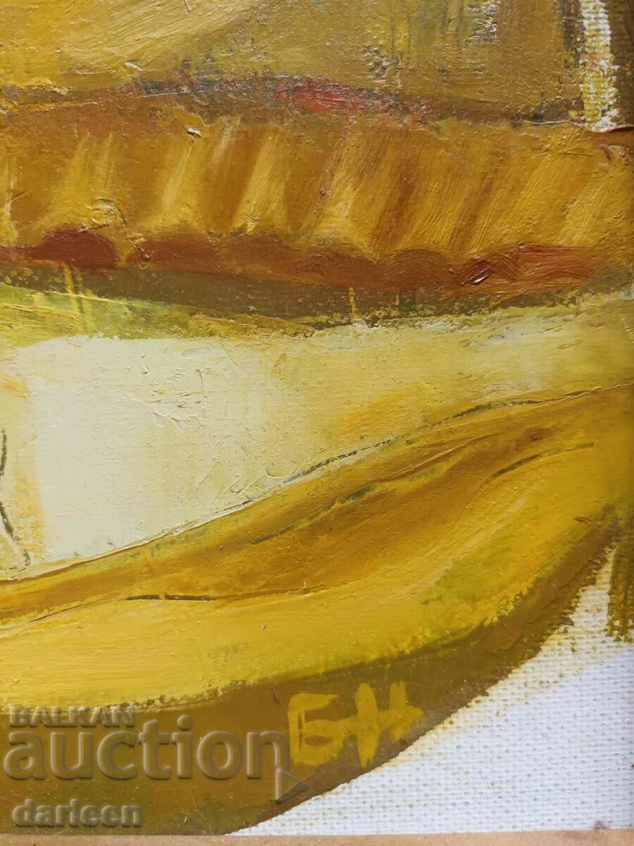 Bianca Nenova, Naive painting "Rural yard" - 5 Bianca Nenova, Naive painting "Rural yard" - 5