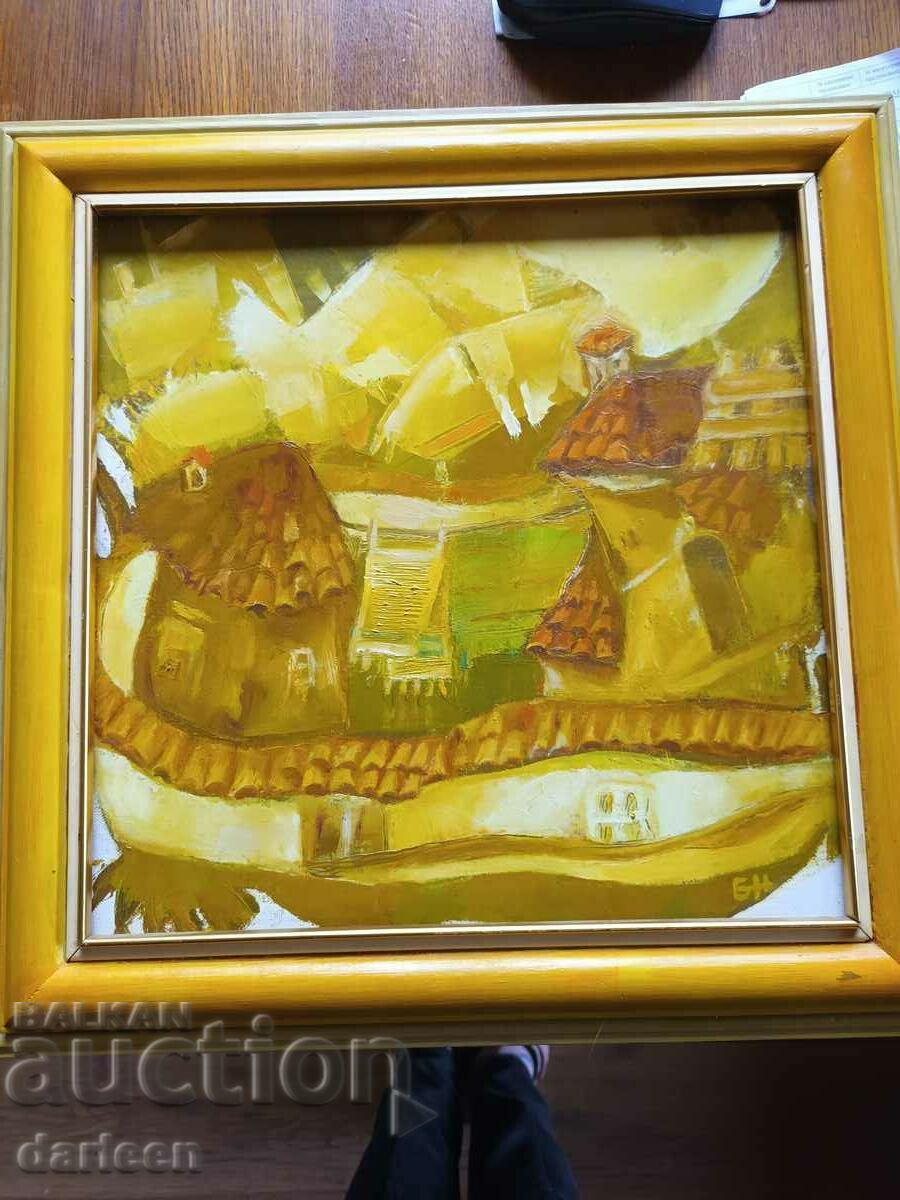 Μπιάνκα Νένοβα, αφελής πίνακας "Αγροτική αυλή"