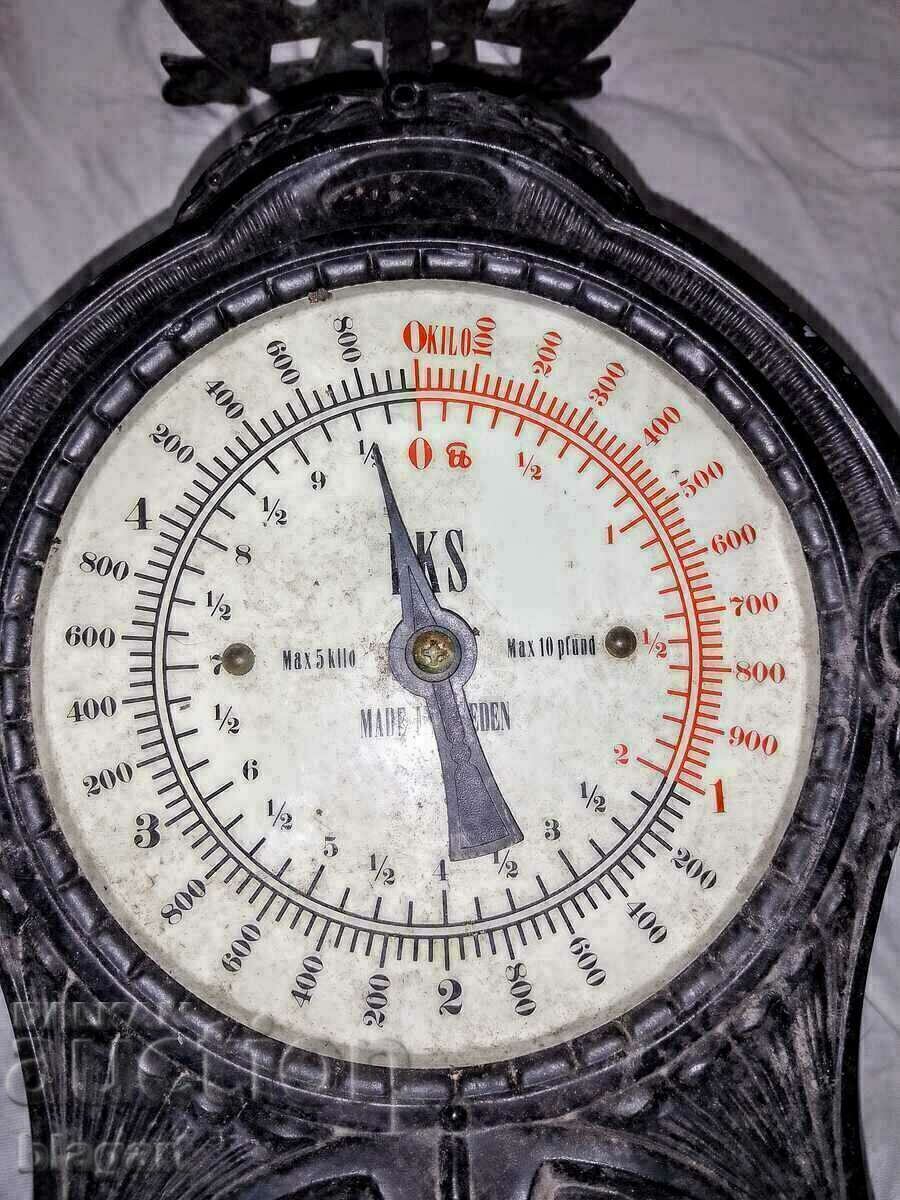 Auction  Postal scale - scale 1925. - Sweden