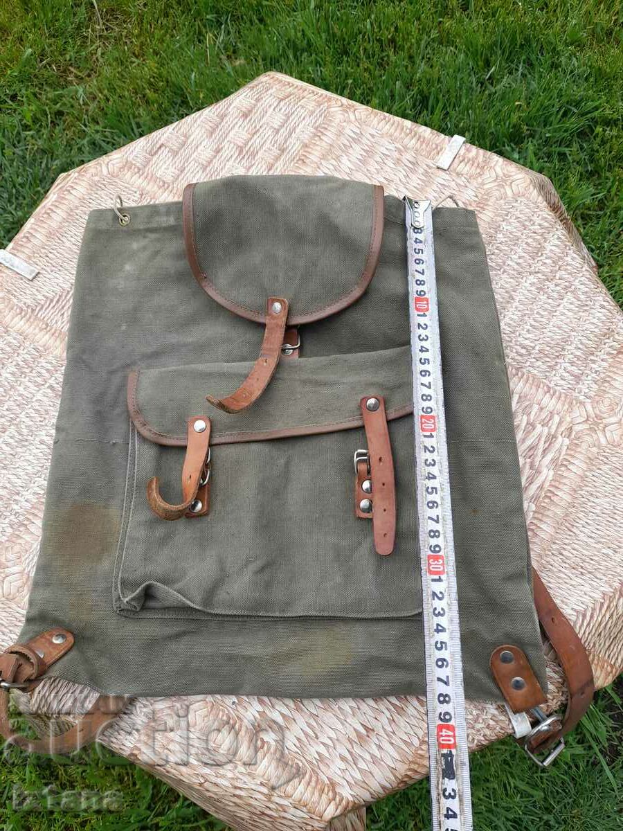 Old tarpaulin backpack with price 40.00 BGN | € 20.45