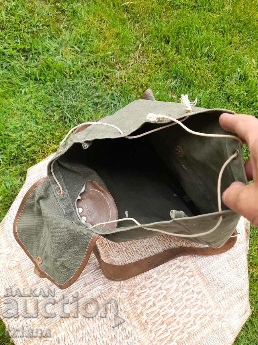Old tarpaulin backpack - 5