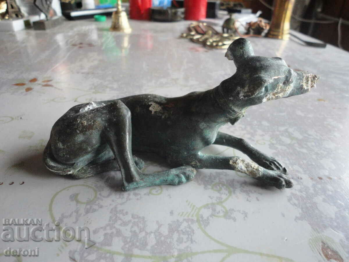 Small bronze sculpture of a hound dog, 19th century - 5 Small bronze sculpture of a hound dog, 19th century - 5