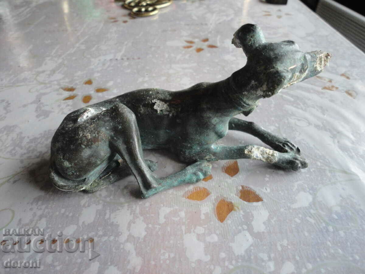 Small bronze sculpture of a hound dog, 19th century - 7 Small bronze sculpture of a hound dog, 19th century - 7