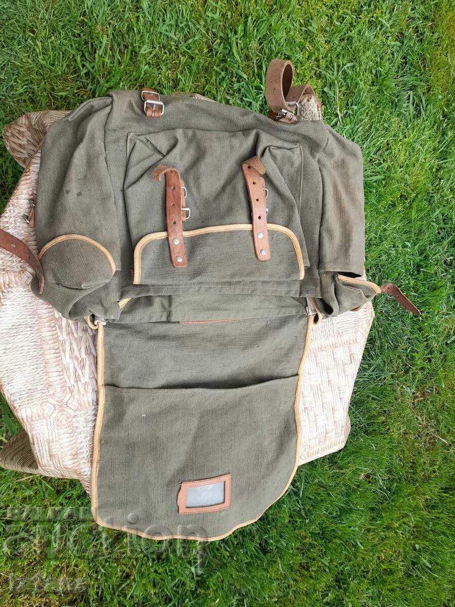 Παράδοση Παλιό σακίδιο από καμβά Παράδοση Παλιό σακίδιο από καμβά