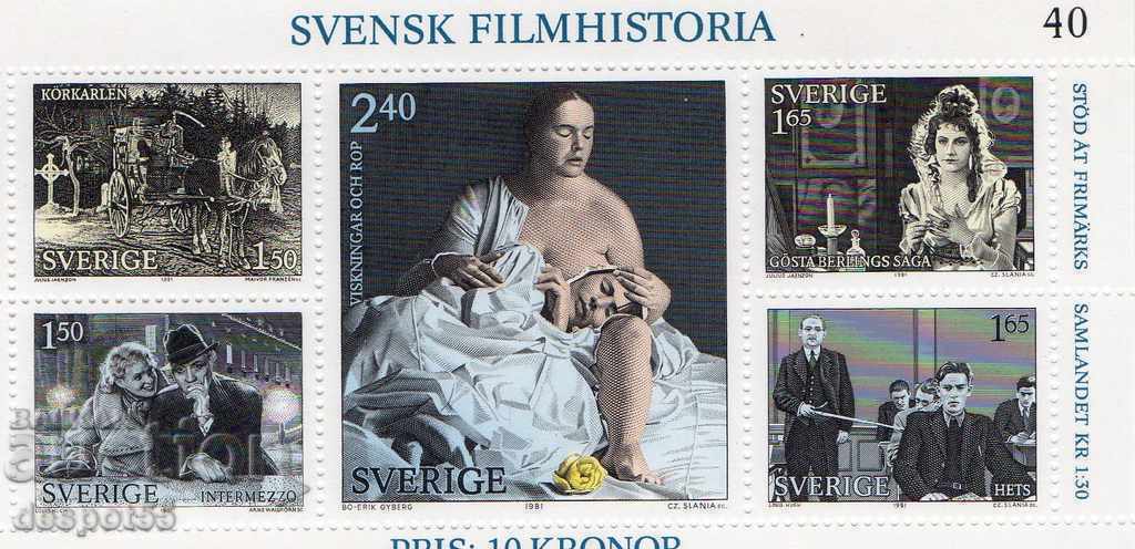 1981. Sweden. Swedish film history. Block.
