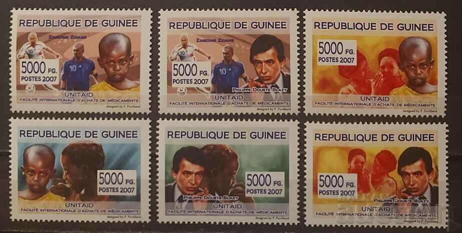 Гвинея 2007 Личности/Медицина/Спорт/Футбол MNH