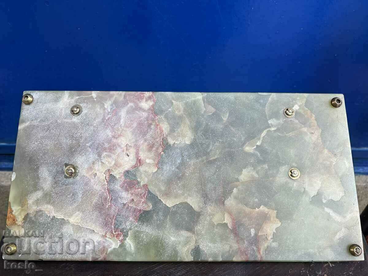 A large malachite inkstand - 6 A large malachite inkstand - 6