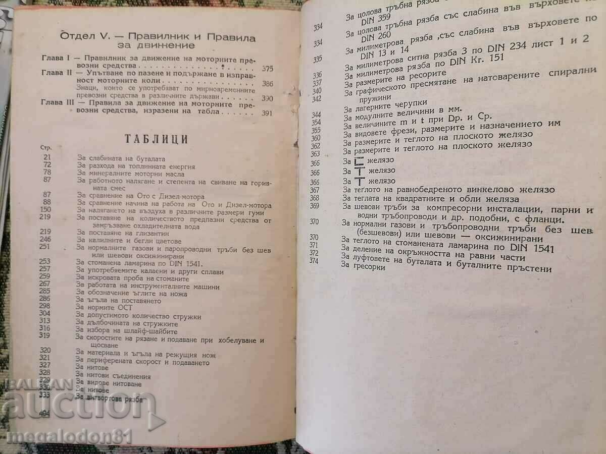 Technical manual on automobile engines, ed. 1946. - 7