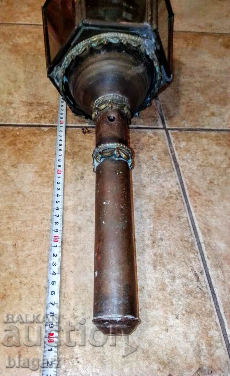 Стар Бронзов фенер от файтон,каляска с цена 100.00 лв. | € 51.13 Стар Бронзов фенер от файтон,каляска с цена 100.00 лв. | € 51.13