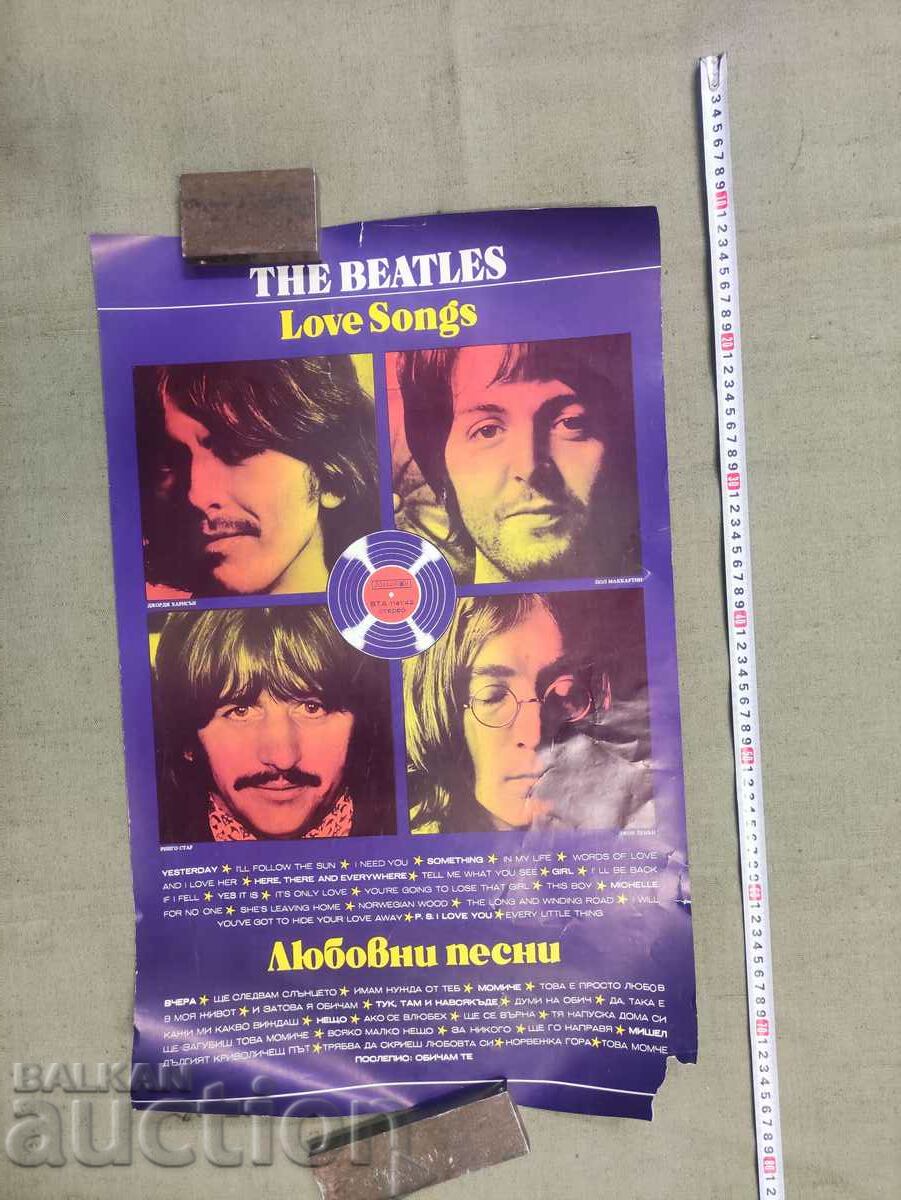 Αφίσα Beatles Love Songs