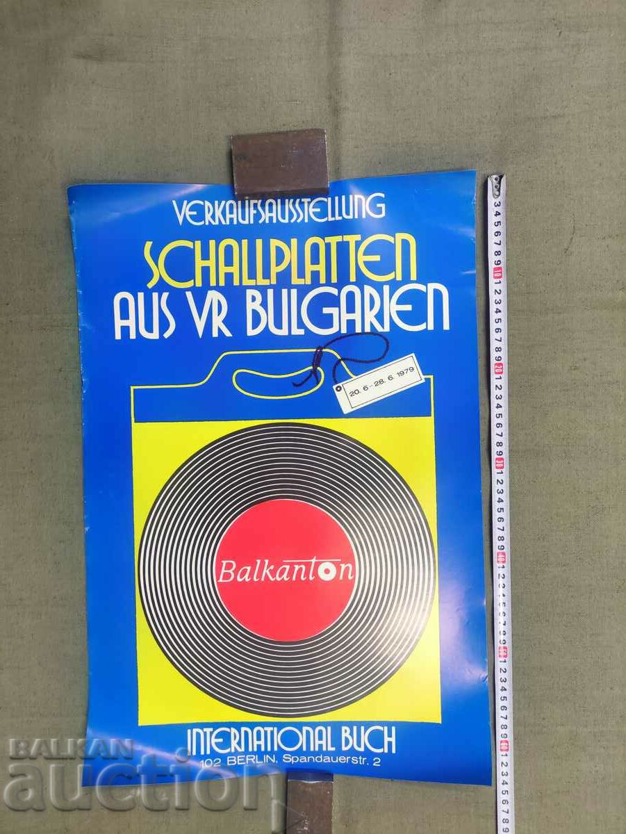 Poster Balkanthon 1979 Berlin