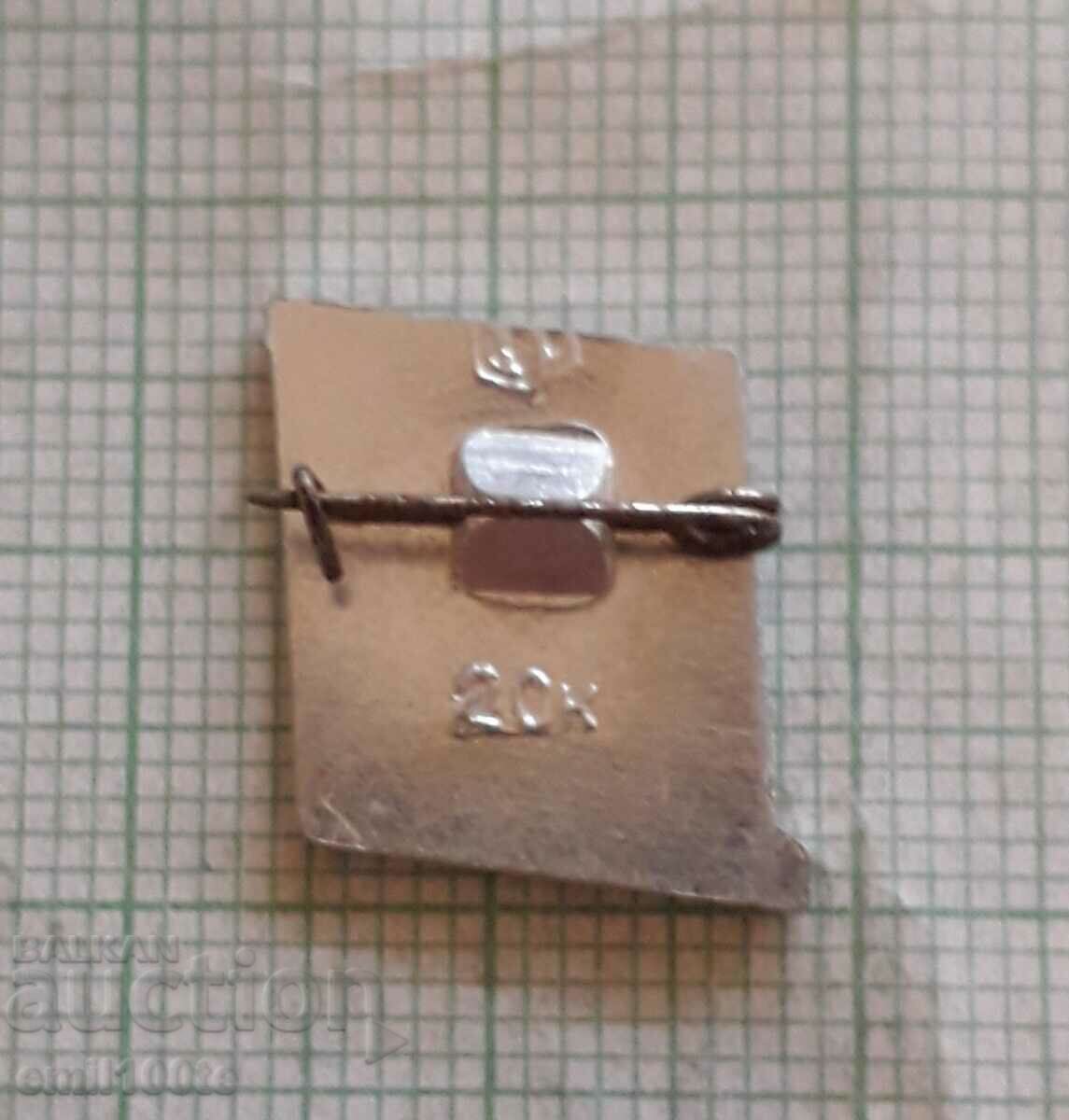 Livrarea Insigna - jucător de hochei al URSS