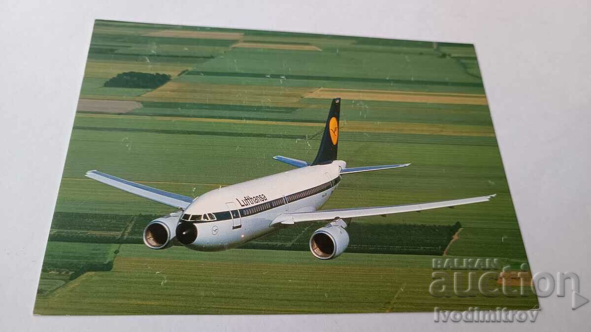 Lufthansa Airbus A 310 postcard