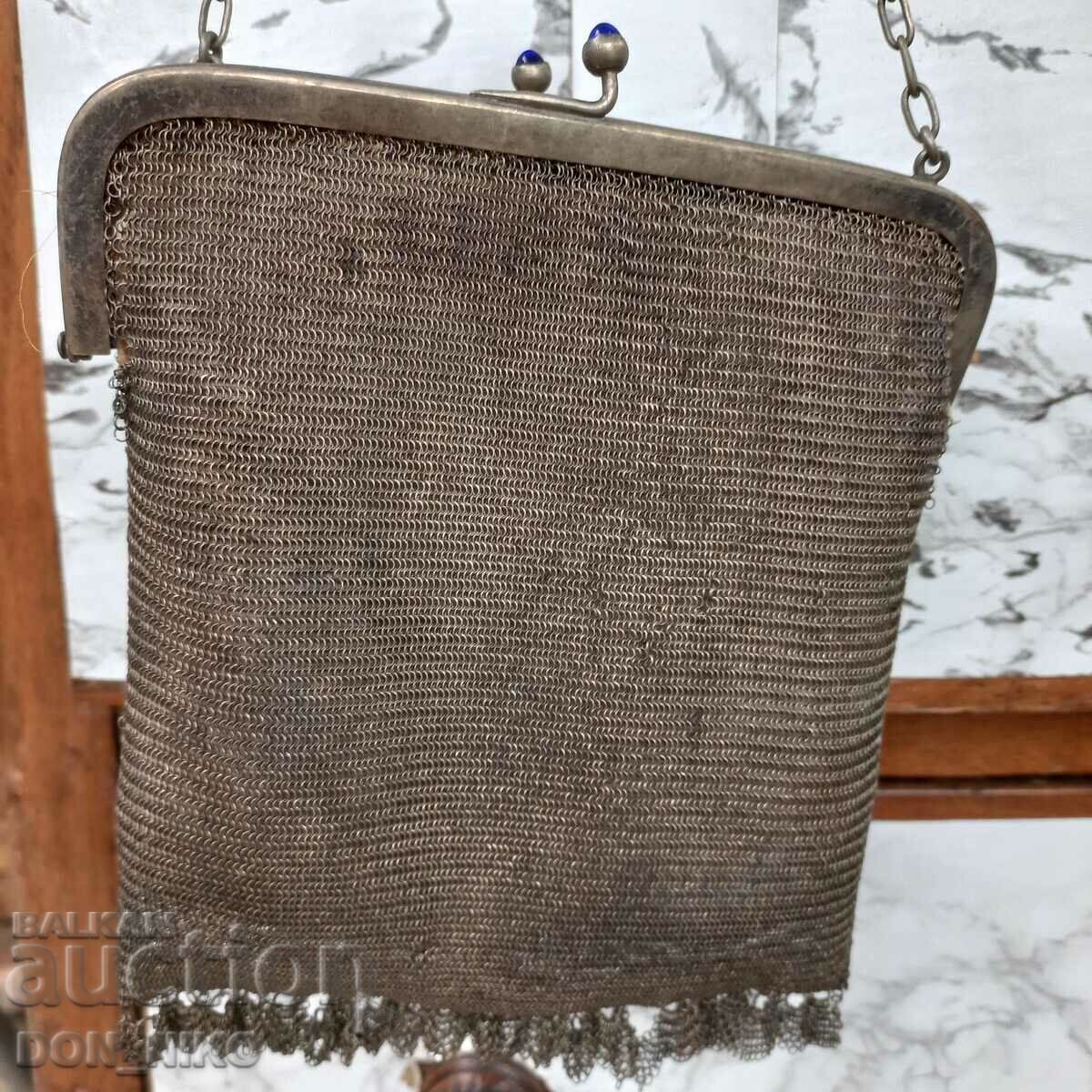 Πλεκτή τσάντα, Αγγλία 19ος αιώνας με τιμή 220.00 BGN | € 112.48 Πλεκτή τσάντα, Αγγλία 19ος αιώνας με τιμή 220.00 BGN | € 112.48