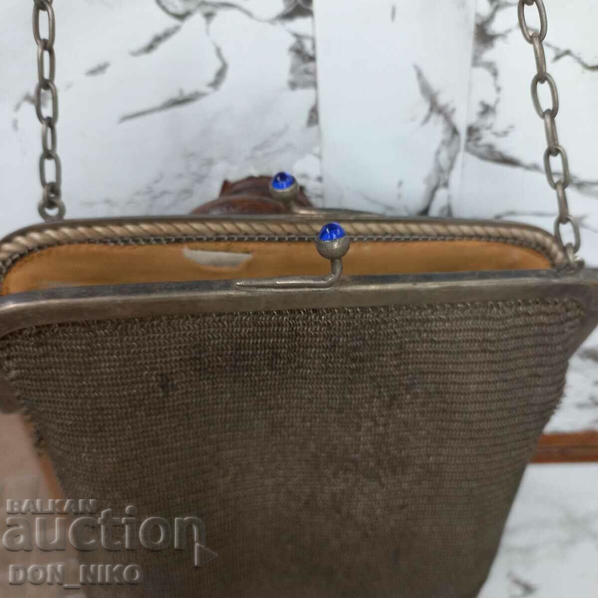 Δημοπρασία Πλεκτή τσάντα, Αγγλία 19ος αιώνας Δημοπρασία Πλεκτή τσάντα, Αγγλία 19ος αιώνας