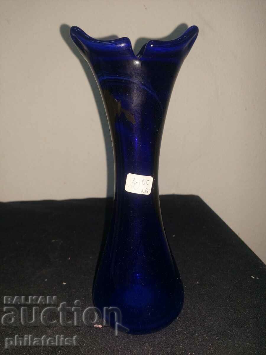 Vase - Blue glass #2