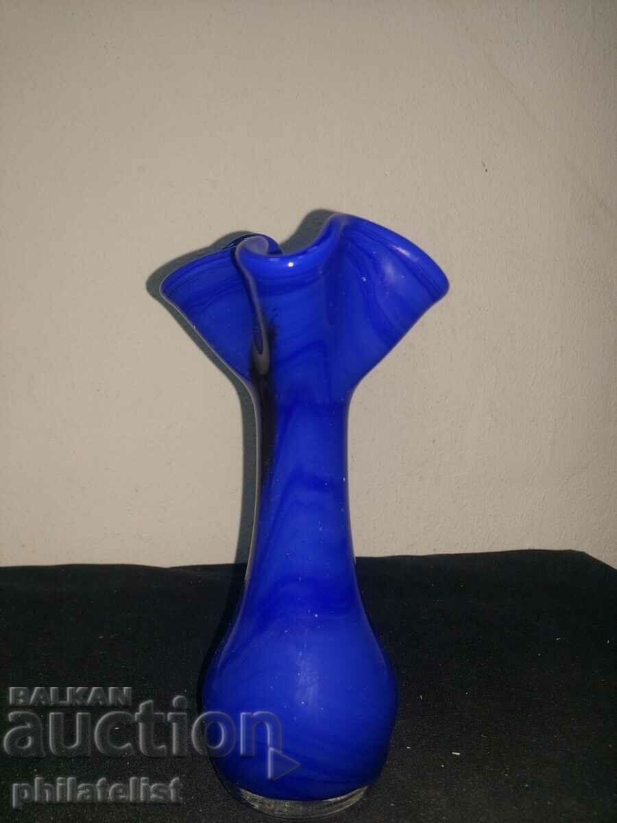 Vase - Blue glass #5