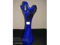 Vase - Blue glass #6
