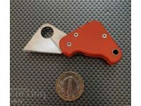 Mini pocket knife with belt clip design Spyderco type 20x8