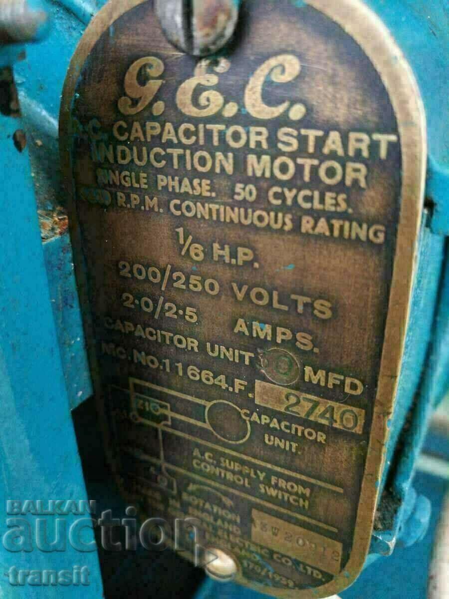 Electric motor, single-phase 200/250V. - 7 Electric motor, single-phase 200/250V. - 7