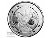 1 oz Silver Alien 2022 GHANA