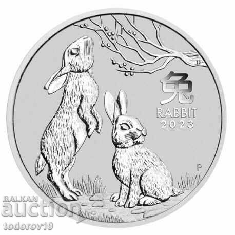 Silver Lunar Year of the Rabbit 2023 5 oz