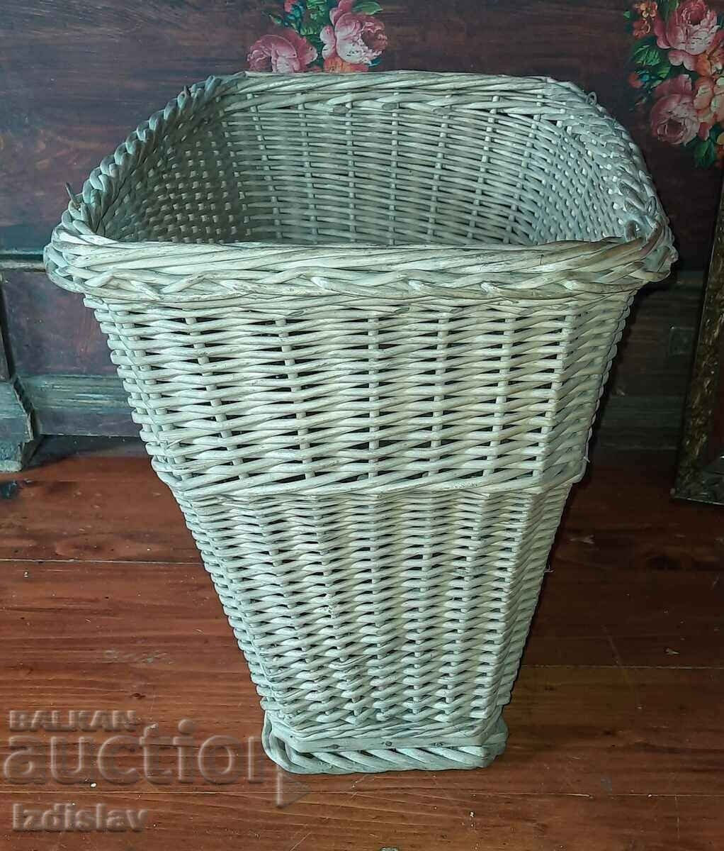 Vintage hand woven back basket - 5 Vintage hand woven back basket - 5