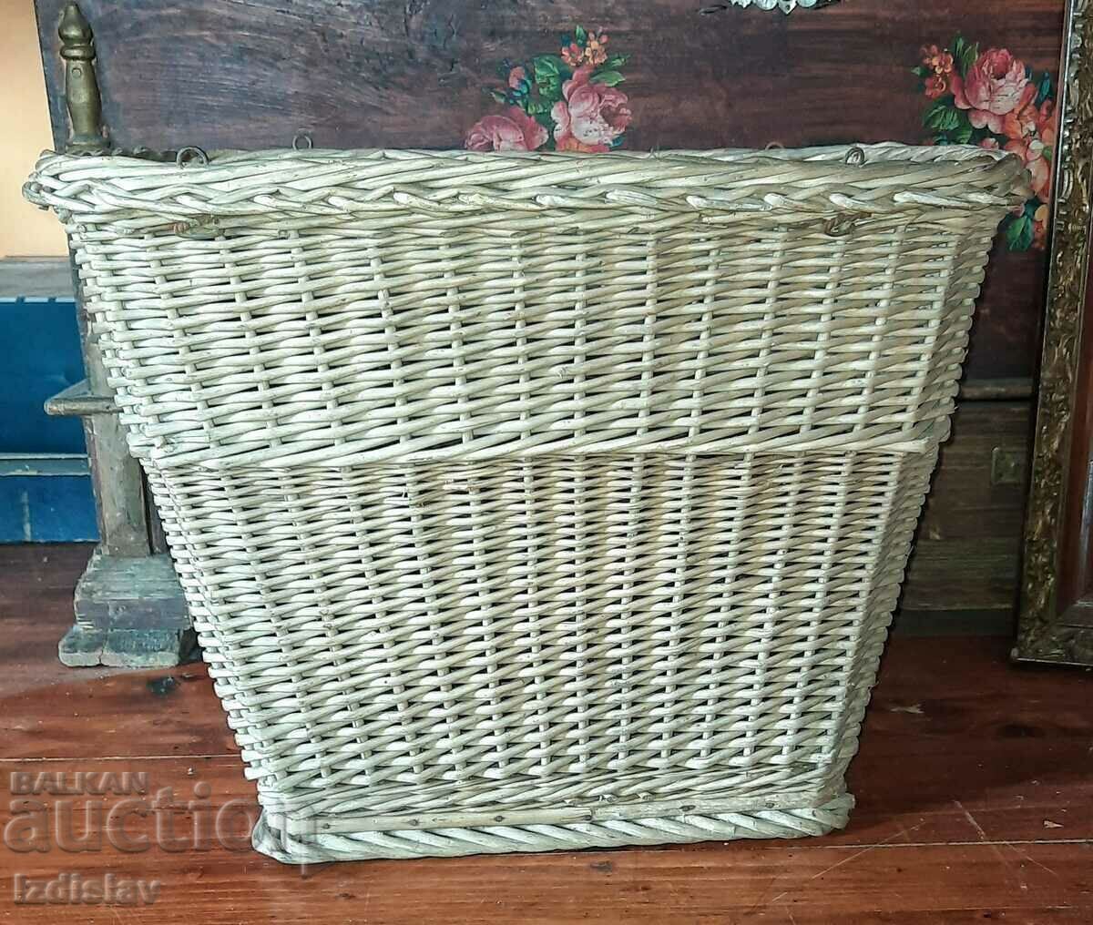 Vintage hand woven back basket - 6 Vintage hand woven back basket - 6