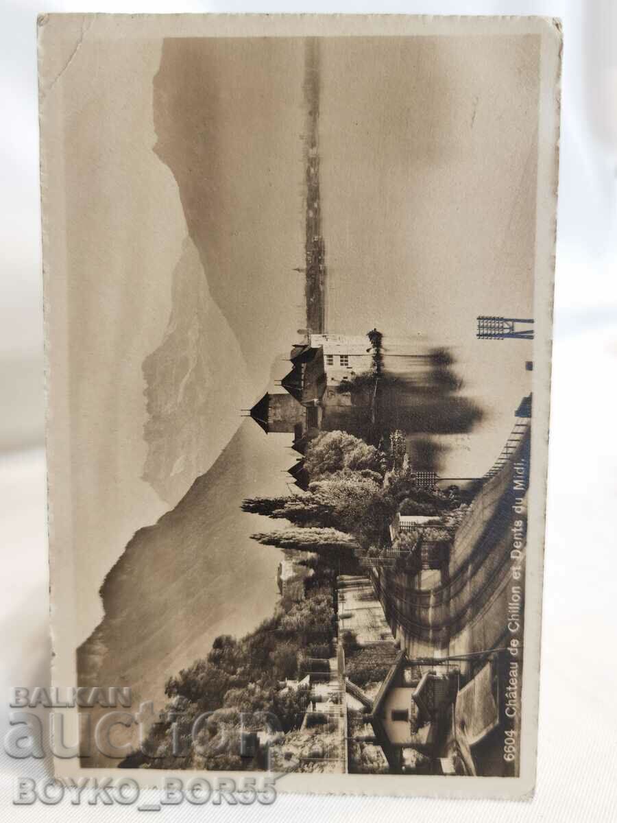 Carte poștală veche Geneva de la începutul secolului al XX-lea.