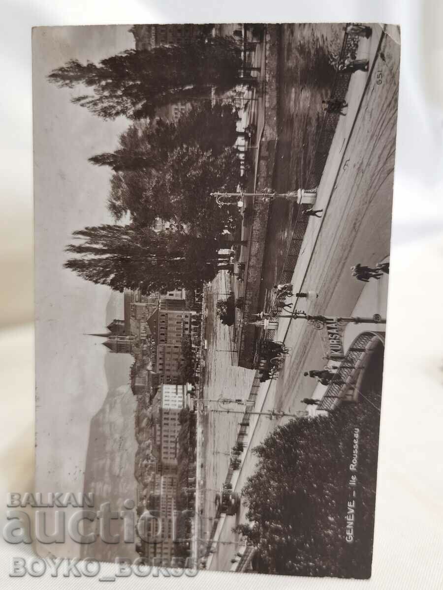 Παλιά καρτ ποστάλ της Γενεύης από τις αρχές του 20ου αιώνα.