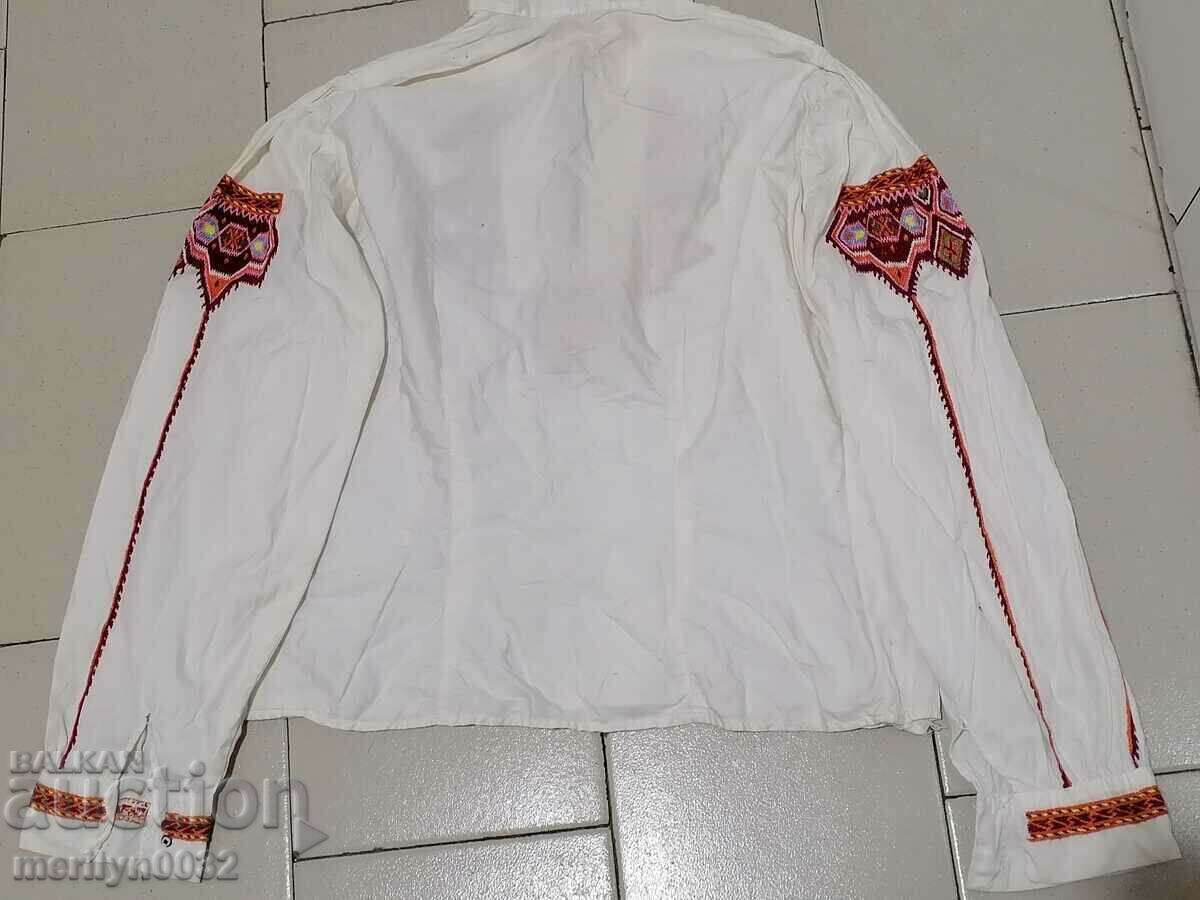 Auction Children's woven shirt with Bulgarian embroidery folk costume embroidery Auction Children's woven shirt with Bulgarian embroidery folk costume embroidery