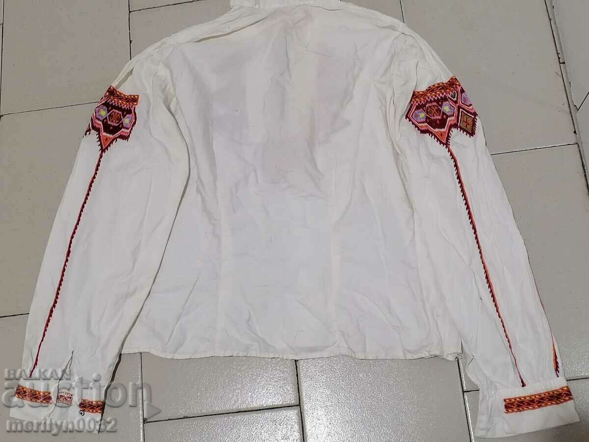 Auction  Children's woven shirt with Bulgarian embroidery folk costume embroidery