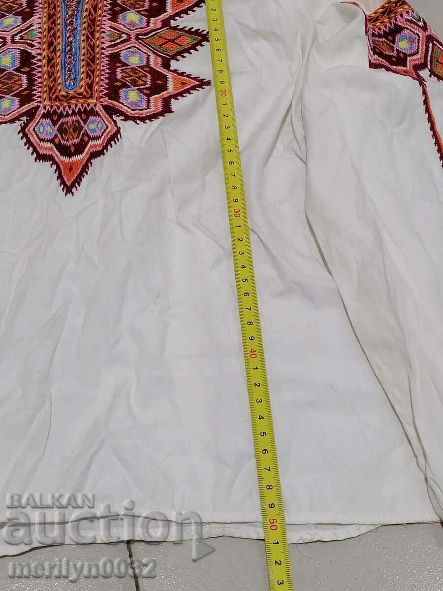 Delivery of Children's woven shirt with Bulgarian embroidery folk costume embroidery