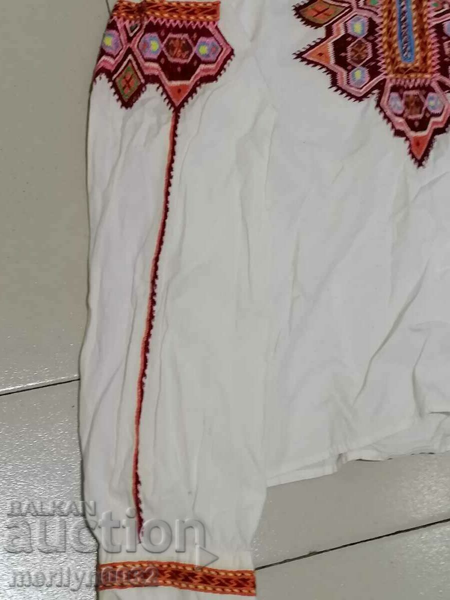 Children's woven shirt with Bulgarian embroidery folk costume embroidery - 6