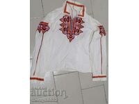 Children's woven shirt with Bulgarian embroidery folk costume embroidery