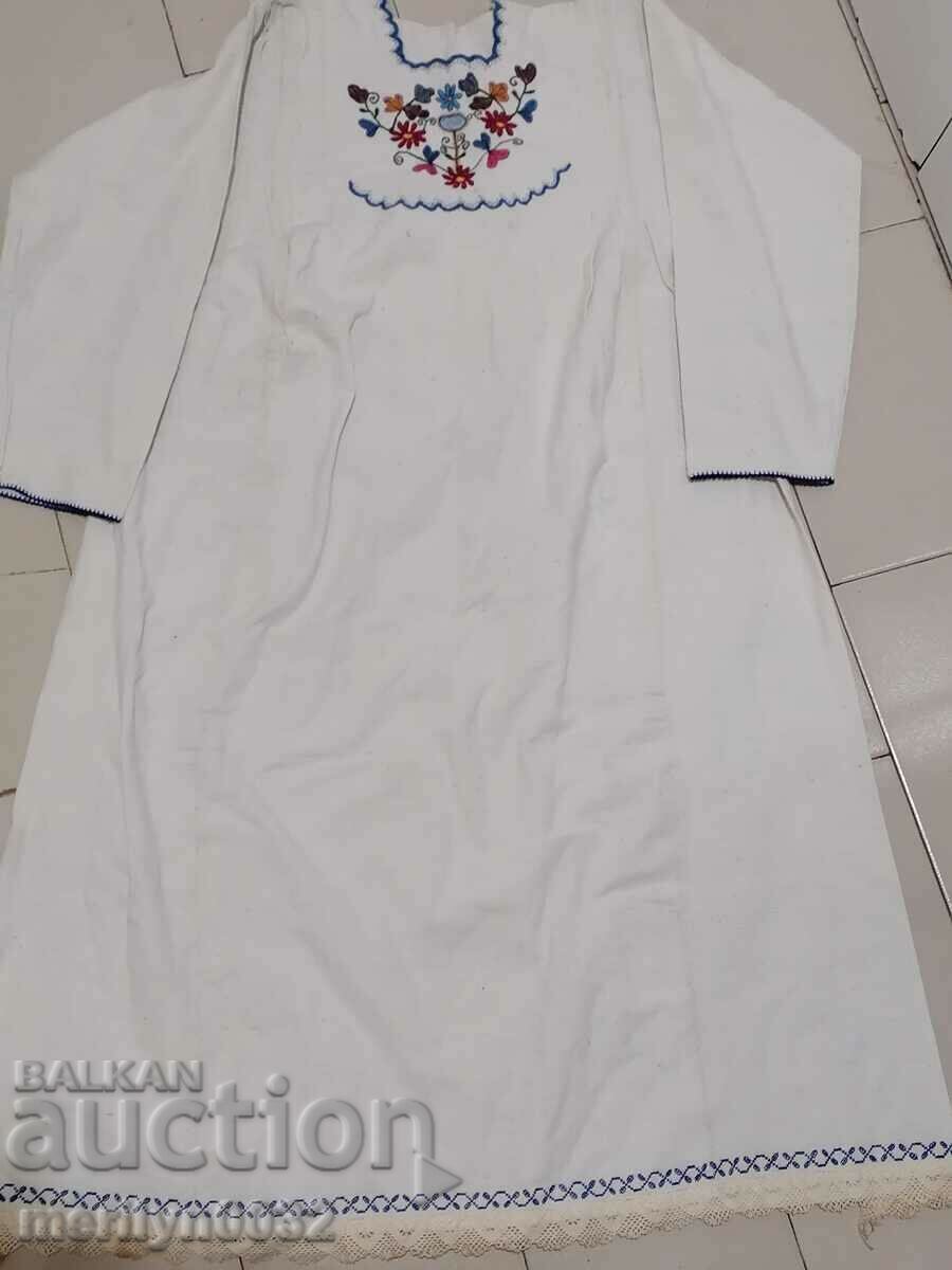 Old women's shirt with hand embroidery of chaise, costume, sukman with price 172.00 BGN | € 87.94